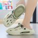 A Pair Of Clogs, Summer New Wear-Resistant, Non-Slip Sports Beach Shoes, Soft-Soled Comfortable Men's Shoes For Driving_vogvips.com