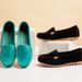 2025 Autumn Shallow Mouth Loafers Flat Single Slip-On Lazy Large Size Export Women's Shoes_vogvips.com