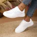 DJSUNNYMIX Caual Sneaker Woman Shiny Sequin Fahion Trend Board Sport Lightweight Large Size Flat Bottom Women'_vogvips.com