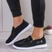 Breathable Slip-On Loafers For Men - Lightweight Canvas Casual Shoes With Comfortable Rubber Sole, Classic Plain Design For Spring & Autumn_vogvips.com