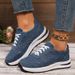Women's New Large Size 36 43 Fashion Casual Women's Shoes Sports Shoes Lace Up Thick Bottom Large Size_vogvips.com