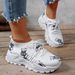 2025 Women's Slip-On Mesh Casual Shoes, Cross-Border Dropshipping, Dad Shoes With Flat Heel, Fashionable And_vogvips.com
