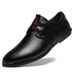 Men's Alligator Pattern Lace-up Dress Leather Shoes Men's Casual_vogvips.com