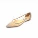 Mesh Rhinestone Flat Pointed Toe Sandals Transparent Hollow Single Shoes Women Low Heel European And American Style Soft_vogvips.com