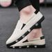 Slip-on Leisure Man Shoe Fashion 2024 Walking Casual Shoes For Men Cheap Clearance Korean Style Vulcanize Work Offer Sneakers_vogvips.com