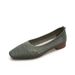 Women's spring and summer new style mid-heel flying woven shallow mouth breathable one-step woven grandma shoes_vogvips.com