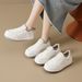 Platform Small White Shoes Women's 2026 Spring New Korean Version Of All Match Small Height Sports Casual Shoes Women's Plate Shoes_vogvips.com