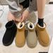 Snow Boots For Women With Thick Fleece And Warmth, Winter Anti Slip Waterproof Boots, Popular Outdoor Midsole Thick Soled Women's Cotton Shoes_vogvips.com