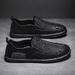 European Warm Series Slip-On Men's Autumn Winter 2025 New Casual White Sneakers Without Laces Leather Loafers Trendy Shoes_vogvips.com