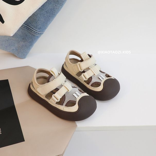 Boys' Closed-Toe 2026 Summer New Children's Beach Shoes Soft Sole Korean Version Breathable Girls' Sports Sandals_vogvips.com