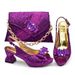 Evening women's shoes bag matching patchwork accessories decorative shoes bag matching_vogvips.com