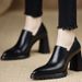 French High Heels For Spring And Autumn 2025, New Fashionable Deep Mouth Casual Single Shoes, Sexy Pointed British_vogvips.com