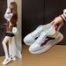 Little White Shoes Female And Female Students Leisure Sports Versatile Board Shoes Street Shooting_vogvips.com