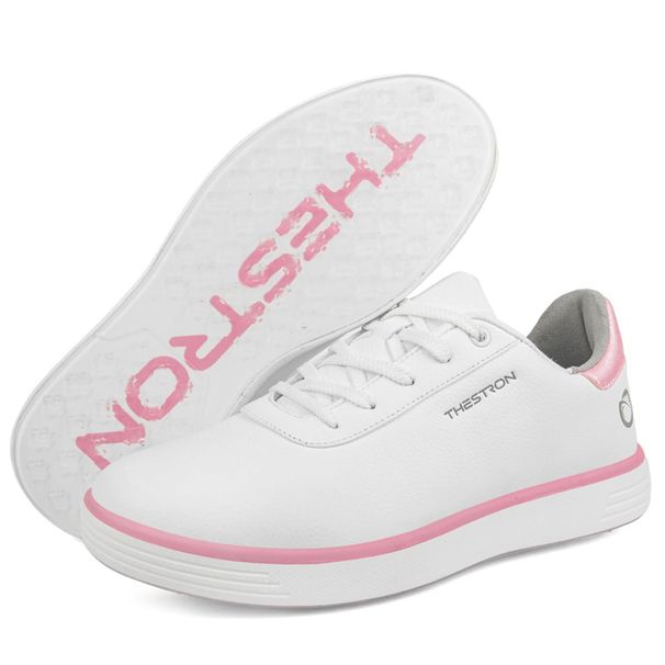 Golf Shoes Womens Four Seasons All Weather Spiked Golf Shoes Lace-up Non-Slip Professional Golfs Sport Sneakers_vogvips.com