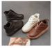 Middle help shoes women 2025 spring and autumn new student leather Korean version of all casual dad sports women's shoes fashion shoes_vogvips.com