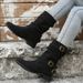 The Popular Mid-calf Boot Women's 25 Autumn/Winter New Style Color: 123_vogvips.com