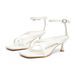 Cross-border Huidong European And American Style Square Toe High-heeled For Women, 2026 New Model, Cross-border Stiletto_vogvips.com
