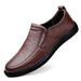 Inner Height Increase Men's Casual Leather Shoes With Cotton Thermal Foot Cover Hole Shoes Staff Men's Shoes_vogvips.com