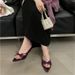 French-style Women's Slippers 2025 Spring-summer For Outdoor Wear With Skirts, High-heeled Shoes, Fashionable Sandals,_vogvips.com