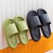 Summer Indoor And Outdoor Anti-slip Wear-resistant Female Sandals Couple Home Bathroom Slippers_vogvips.com
