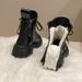 Leisure Fashion New Women's Ankle Pu Leather Boots Short Top Shoes_vogvips.com