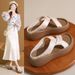Women's Platform One-strap Slides, Non-slip Beach Slippers For Outdoor Wear_vogvips.com