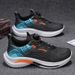 Men's Shoes Rotating Button Mesh Sports Shoes Soft Soled Shock-absorbing Casual Running Shoes Teenagers' Outdoor Trendy Shoes_vogvips.com