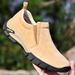 Italian Four Seasons Breathable Pigskin Men's Leather Casual Outdoor Hiking Shoes For Men_vogvips.com