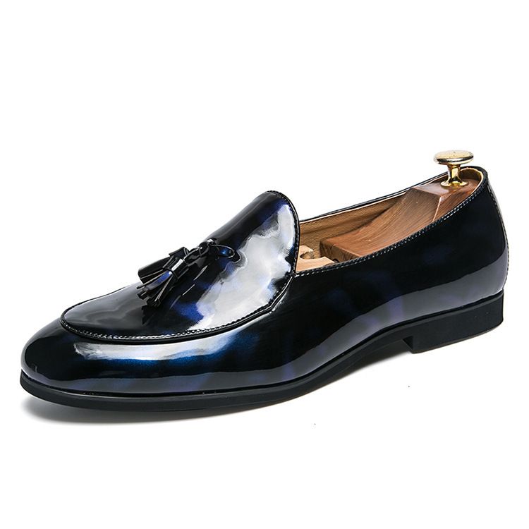 Unbeatable Quality Men's Low Cut Casual Fringed Leather Large Size, Summer New Style, Trendy Brand Lazy Shoes, Business Flat Shoes_vogvips.com