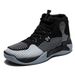 Breathable Mesh Basketball Shoes For Men, High-top Sports Non-slip, Wear-resistant, Lace-up Men's Shoes, Comfortable And_vogvips.com