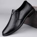 Men's Casual Leather Shoes Doudou Shoes Round Head Small Leather Shoes_vogvips.com