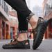 Hot Sale Summer Outdoor Non-slip Beach Sandals Handmade Genuine Leather Men's Shoes Fashion Men Sneakers_vogvips.com