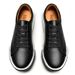 Round Head Lace-up First-layer Cowhide Board Shoes Men's Large Size One-pedal Driving Shoes Casual Loafers_vogvips.com