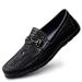 Loafers Casual Leather Leather Shoes Men's Gauntlets Casual Shoes Soft Sole Lazy Doudou Shoes_vogvips.com