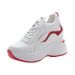 2022 Spring New Korean Style Dad Leather Surface Women's Thick Sole Height Increasing Slimming Casual Sports Shoes_vogvips.com