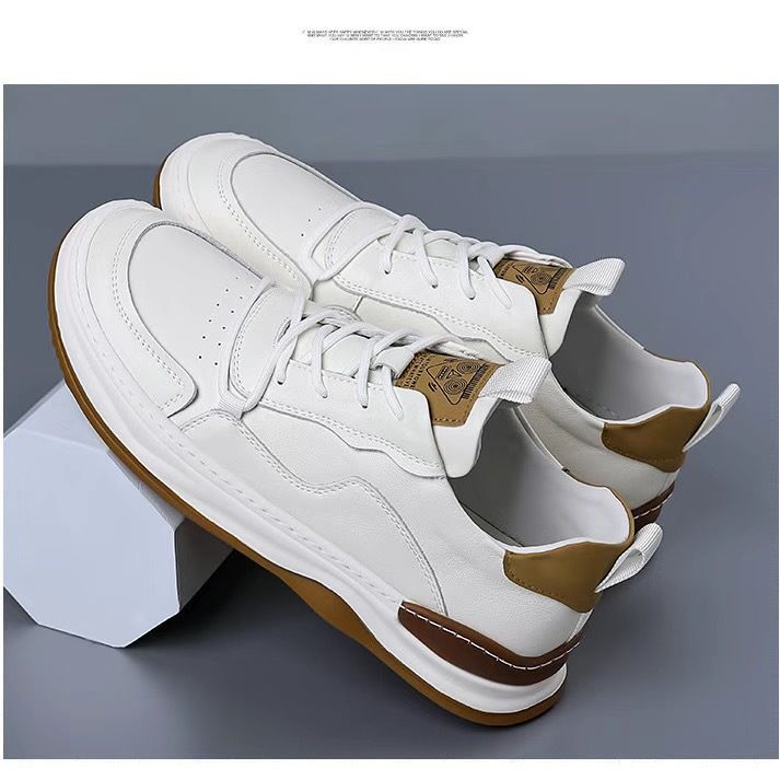 .Men's Shoes - 2026 Versatile Casual Shoes, Trendy Leather Shoes, White Sneakers_vogvips.com
