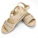 New Women's Slope Heel Magic Buckle Thick Sole Large Mom Sandals_vogvips.com