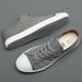 Men's Autumn Low‑Top Lace‑Up Canvas Sneakers, Classic Versatile Breathable Casual Skate Shoes, Fashion Minimalist Trendy Footwear For Men_vogvips.com