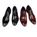 Spring Summer New Men's British Style Pointed Toe Business Formal Casual Leather European Brogue Lace-up Groom Shoes_vogvips.com