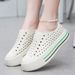 Women's Platform Crocs-Style Sandals - Thick Soft Sole Breathable Water Shoes For Beach & Outdoor Slip-On Comfort_vogvips.com