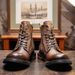 European Warm Series Genuine Short Mid-Cut Work Martin First Layer Cowhide High-Top Leather Shoes New Men's Boots_vogvips.com