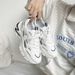 Dad Women Autumn Korean Edition Student Leisure Versatile Sports White Breathable Running Shoes Trendy_vogvips.com