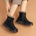 New Snow 2025 Winter Plush Warm Casual Short Boots Versatile Women's Color Polished Fashion Shoes_vogvips.com