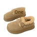 Thick-Soled Snow Boots For Women 2025 New Niche Winter Women's With Fleece Lining, Thickened Fur, Warm -Style_vogvips.com