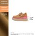 Women's Genuine Leather Platform Shoes - Lightweight Comfort With 4.5cm Hidden Height Boost (Sizes 34-40, Multiple Colors)_vogvips.com