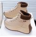 NEW Snow Boots For Women In Winter With Fleece 2025 New Style Thick-soled, Warm, High-top, Anti-slip, Soft-soled, Versatile Cotton Boots_vogvips.com