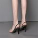 Beaded One-strap High-heeled Women, Sexy Stiletto Heels For Outdoor Wear, Dual-use Summer 2026 Sandals_vogvips.com