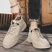 European Warm Series Martin 2025 Spring Leather Shoes Versatile British Style Men's Work Desert Boots Non-Slip Height Increasing_vogvips.com