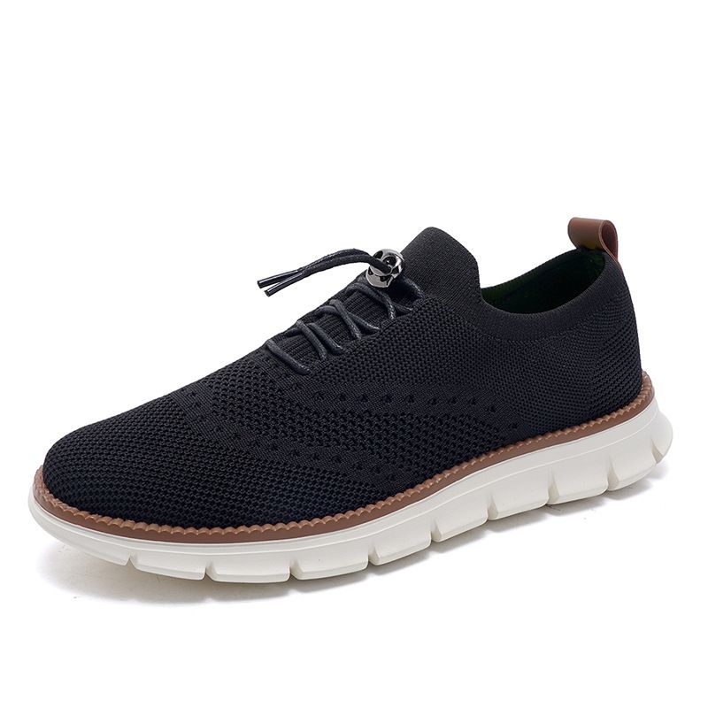 Euro Step 2025 Trendy Casual Shoes For Men Breathable Loafers Large Size Sneakers_vogvips.com