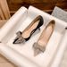 Women's Shoes Elegant Basics Wedding Party Rhinestone High Heels Women's Stiletto French Fashion Banquet Bridal Wedding Shoes Bridesmaids Single Shoes_vogvips.com